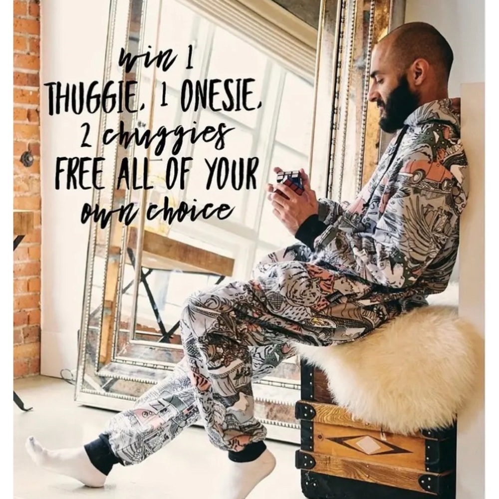 THUGGIES mens onesie (snowboarding brand from Canada)